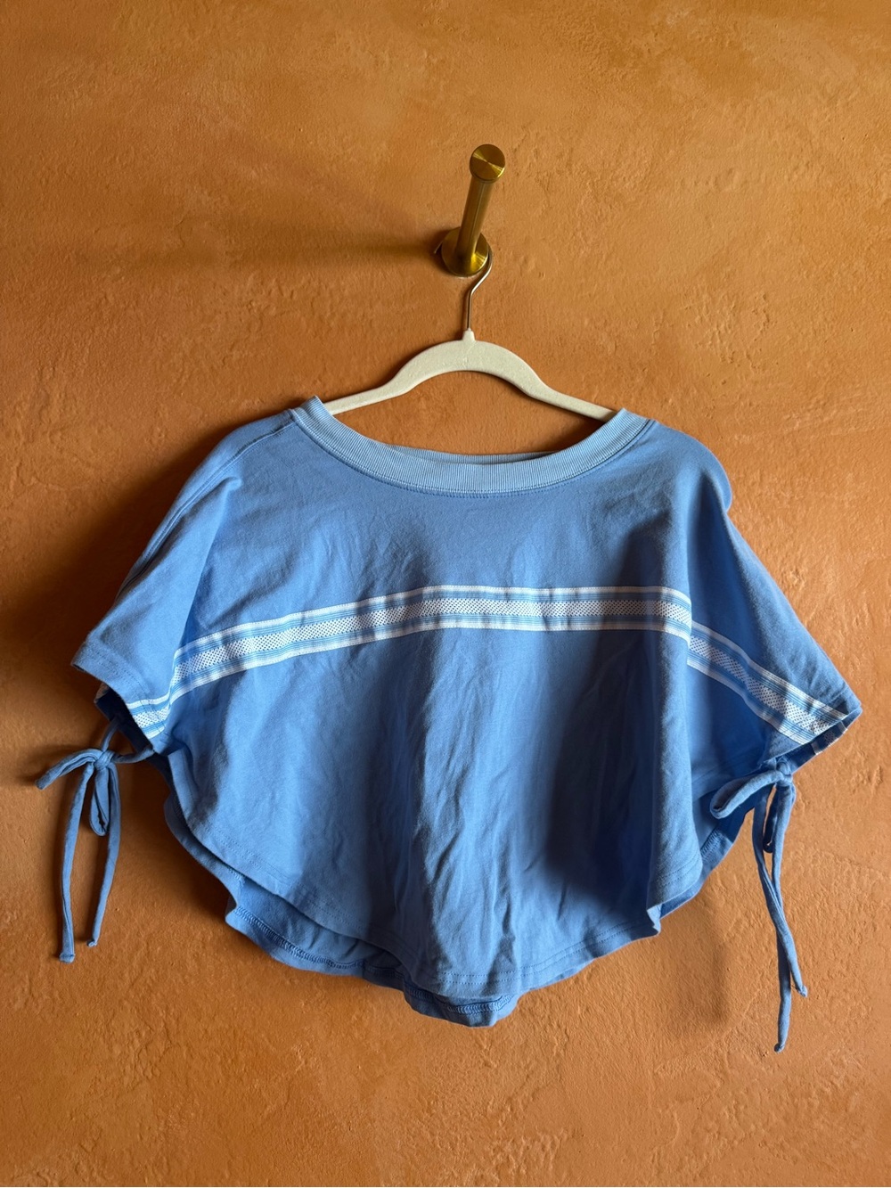 FP Movement My Time Tee Blue Athletic Cropped Top Medium